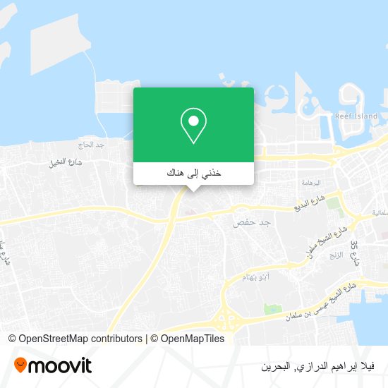خريطة فيلا إبراهيم الدرازي