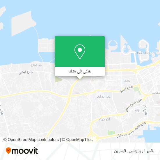 خريطة بالميرا ريزيدنس