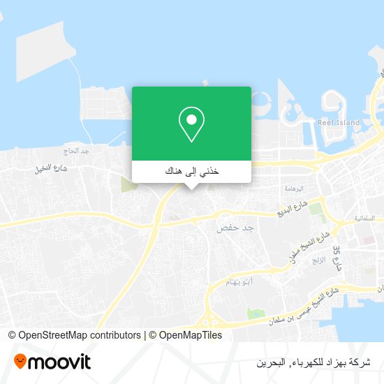 خريطة شركة بهزاد للكهرباء