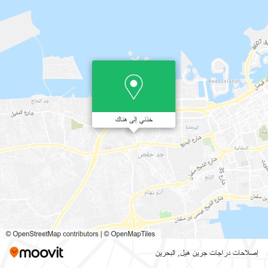 خريطة إصلاحات دراجات جرين هيل
