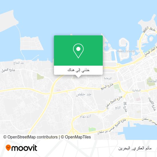 خريطة مأتم العكري