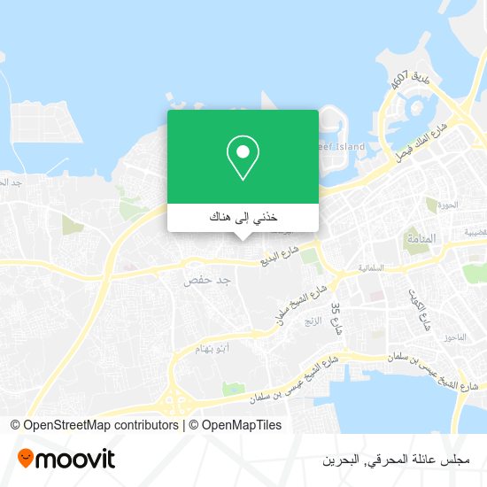 خريطة مجلس عائلة المحرقي