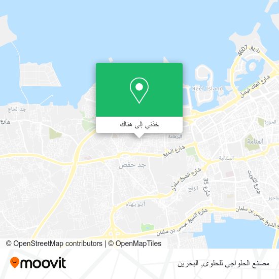 خريطة مصنع الحلواجي للحلوى