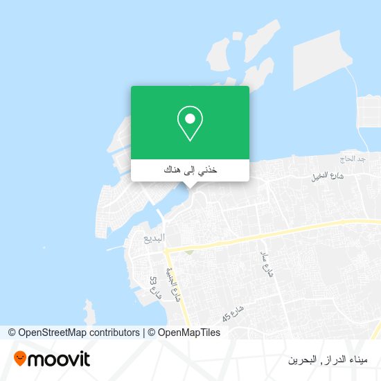 خريطة ميناء الدراز