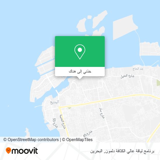 خريطة برنامج لياقة عالي الكثافة دلمون