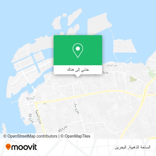 خريطة الساحة الذهبية