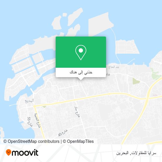خريطة سرايا للمقاولات
