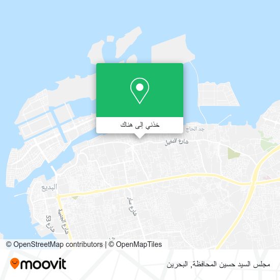 خريطة مجلس السيد حسين المحافظة