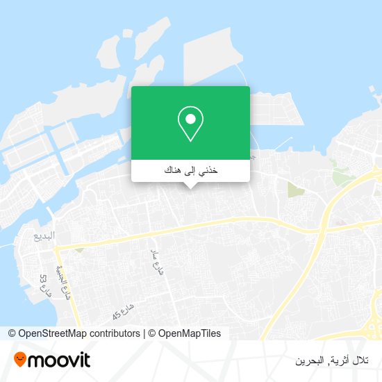 خريطة تلال أثرية