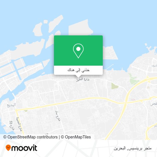 خريطة متجر برينسيس