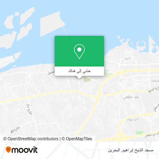 خريطة مسجد الشيخ إبراهيم