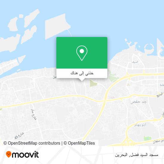خريطة مسجد السيد فضل
