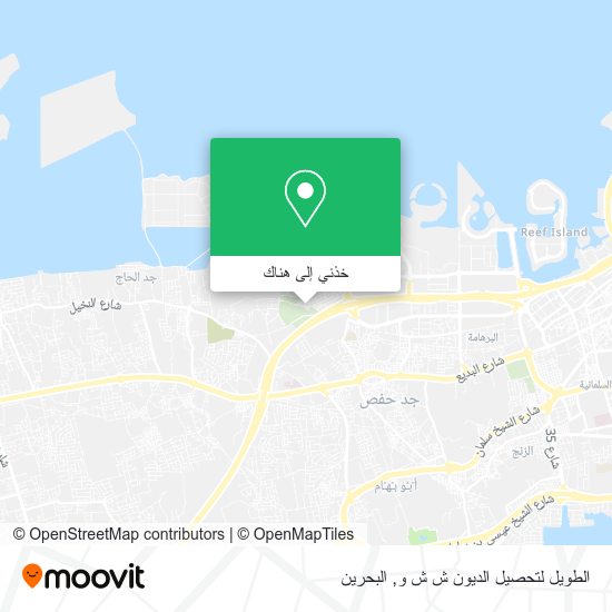 خريطة الطويل لتحصيل الديون ش ش و