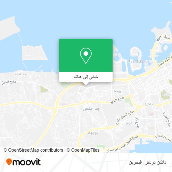 خريطة دانكن دوناتز