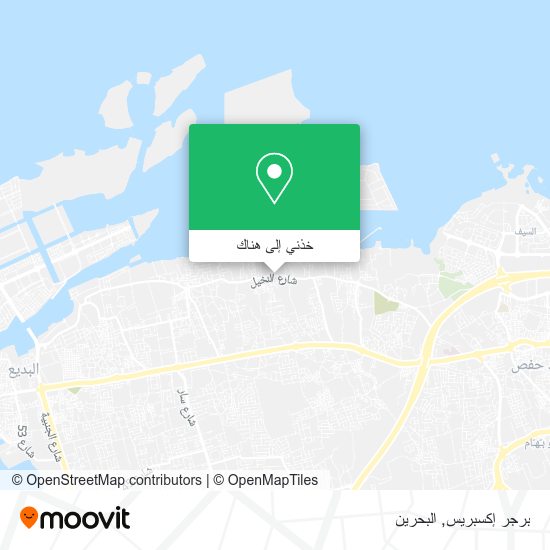 خريطة برجر إكسبريس