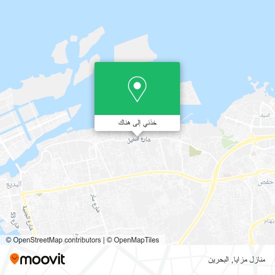 خريطة منازل مزايا