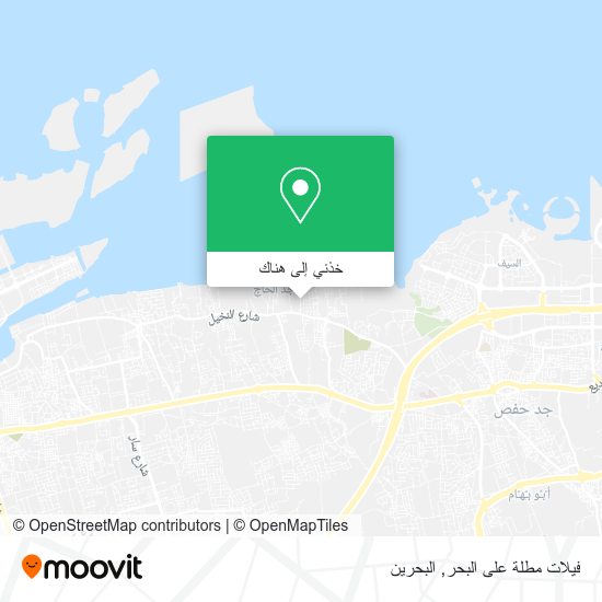 خريطة فيلات مطلة على البحر