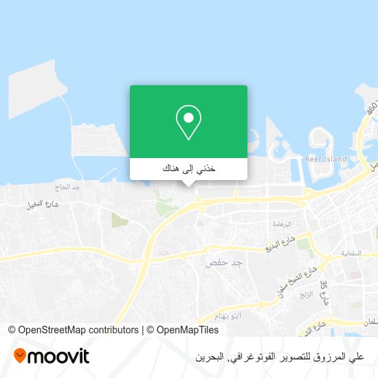 خريطة علي المرزوق للتصوير الفوتوغرافي