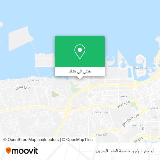 خريطة أبو سارة لأجهزة تحلية الماء