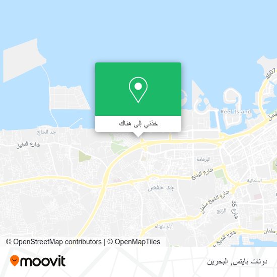 خريطة دونات بايتس