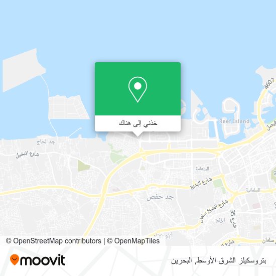 خريطة بتروسكيلز الشرق الأوسط