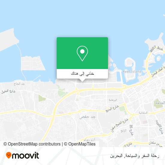 خريطة رحلة السفر والسياحة