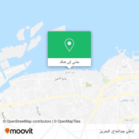 خريطة شاطئ جيدالحاج