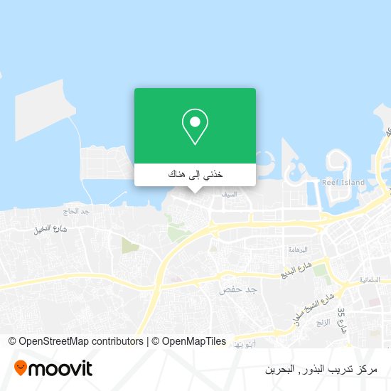 خريطة مركز تدريب البذور