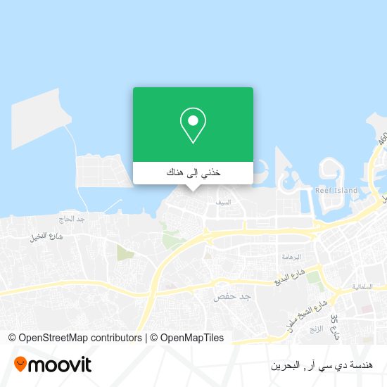خريطة هندسة دي سي آر