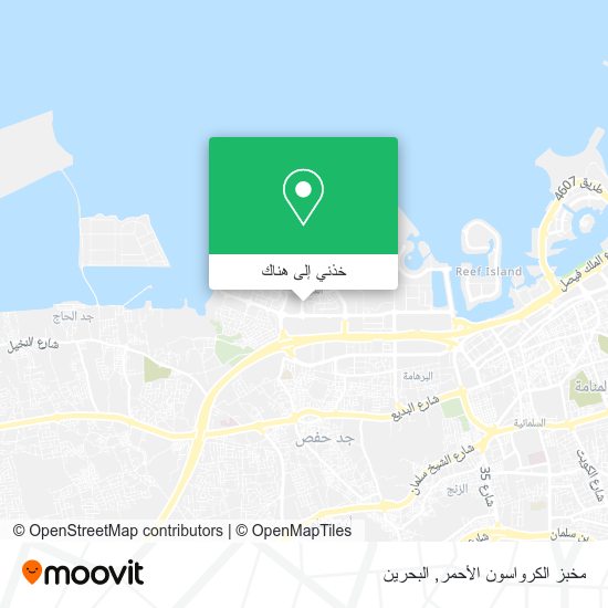 خريطة مخبز الكرواسون الأحمر