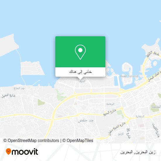 خريطة زين البحرين