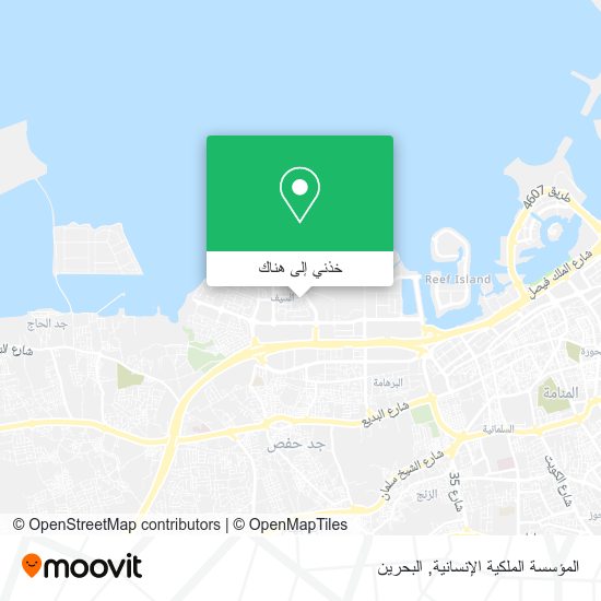 خريطة المؤسسة الملكية الإنسانية