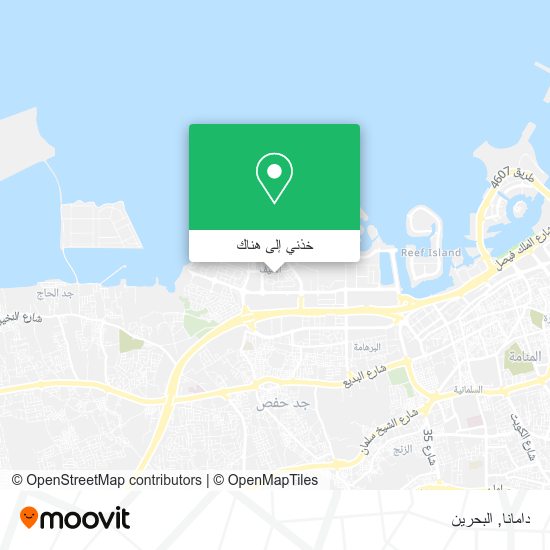 خريطة دامانا