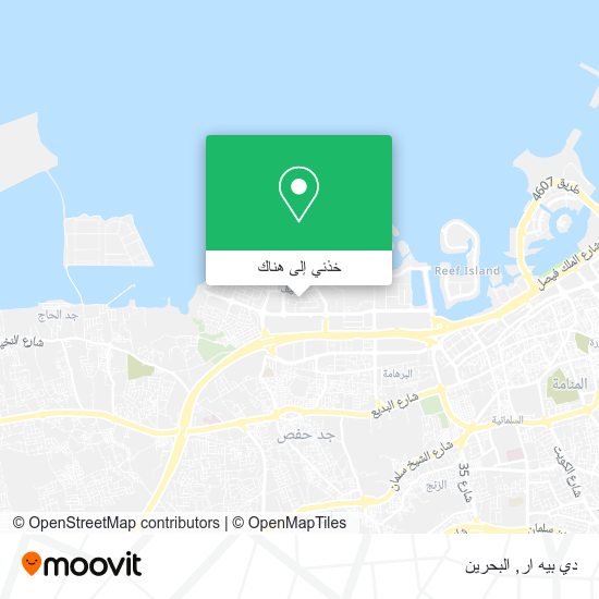 خريطة دي بيه ار