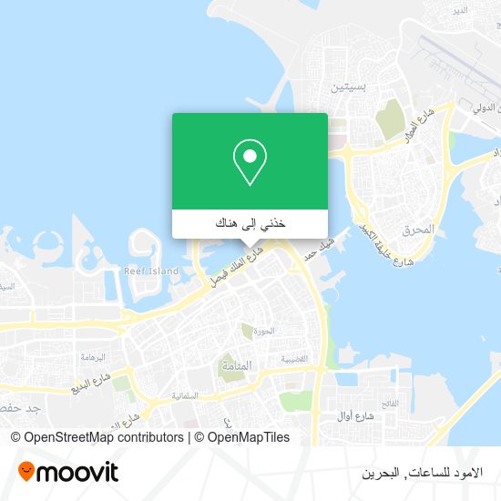 خريطة الامود للساعات