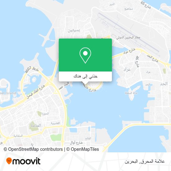 خريطة علامة المحرق