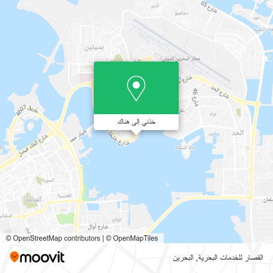 خريطة القصار للخدمات البحرية