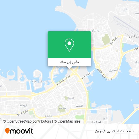 خريطة مكتبة ذات السلاسل
