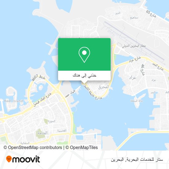 خريطة ستار للخدمات البحرية