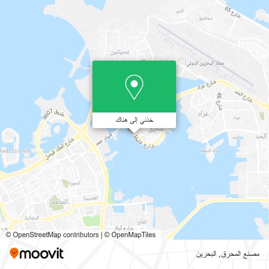 خريطة مصنع المحرق