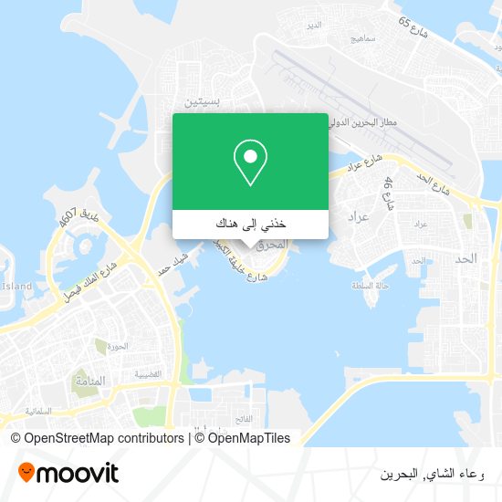 خريطة وعاء الشاي