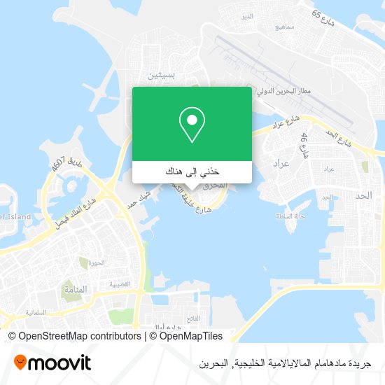 خريطة جريدة مادهامام المالايالامية الخليجية