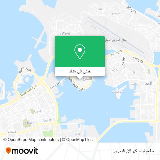خريطة مطعم لولو كيرالا