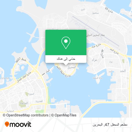 خريطة مطعم المحفل 47