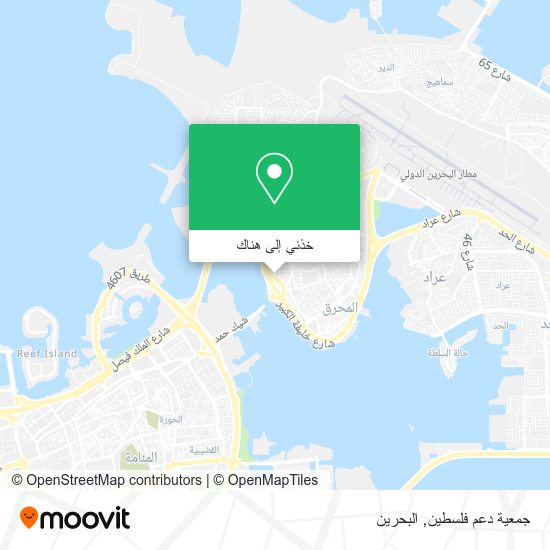 خريطة جمعية دعم فلسطين