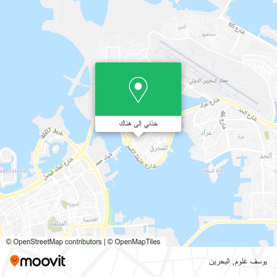 خريطة يوسف غلوم