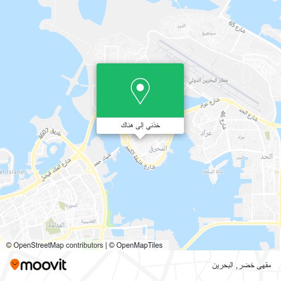 خريطة مقهى خضر