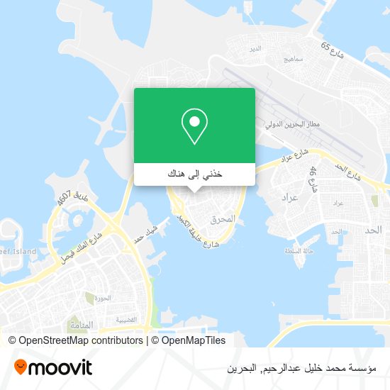 خريطة مؤسسة محمد خليل عبدالرحيم