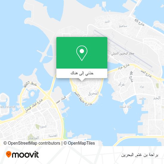 خريطة براحة بن غتم