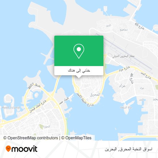 خريطة اسواق النخبة المحرق